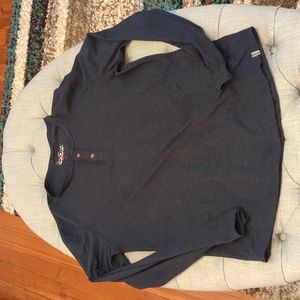 Marine Layer Sport Henley in Navy Blazer